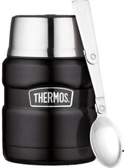 Thermos King Voedseldrager - 47 Cl - Mat Zwart -Greenpan Winkel 890x1200