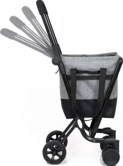 Ceruzo By Playmarket - Easy Go - Boodschappentrolley - Zwart-Groen -Greenpan Winkel 891x1200