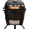 BluMill Kamado BBQ Egg - Kamado 13 Inch - Incl. Vlees Thermometer - Houtskoolbarbecues - Zwart - Ø 27cm