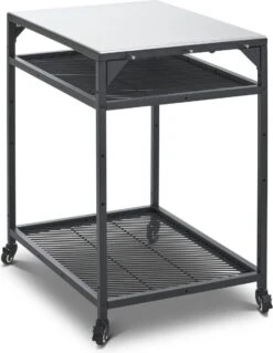 Ooni - Tafel - Medium - Pizza Tafel - 60x80x 90cm - RVS - Zwart -Greenpan Winkel 930x1200